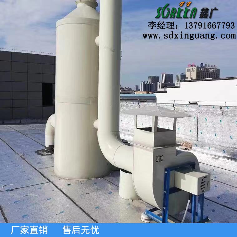 山東噴淋塔工業(yè)設(shè)備，廢氣處理水污染防治工程.jpg